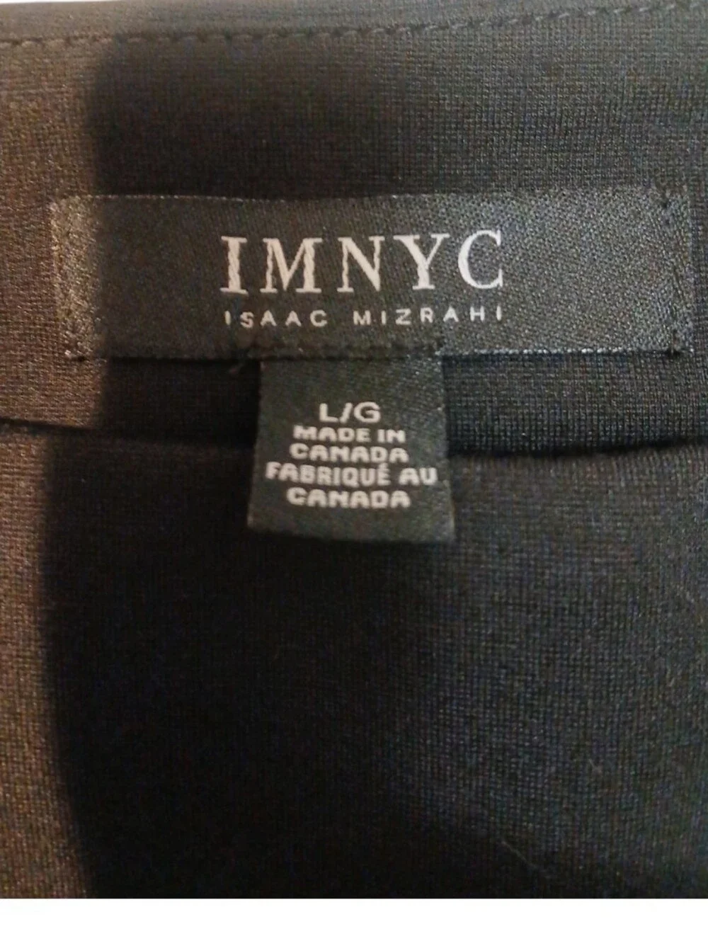 Isaac Mizrahi -NWOT, High Waisted Black Skirt , Large, W/ Stretch, Slit In Back - Picture 10 of 10